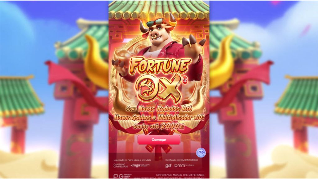 Jogar Fortune Ox no Brabet tela inicial.